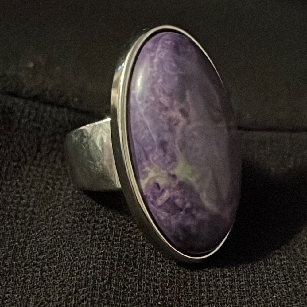 Size 9 Purple Oval Ring